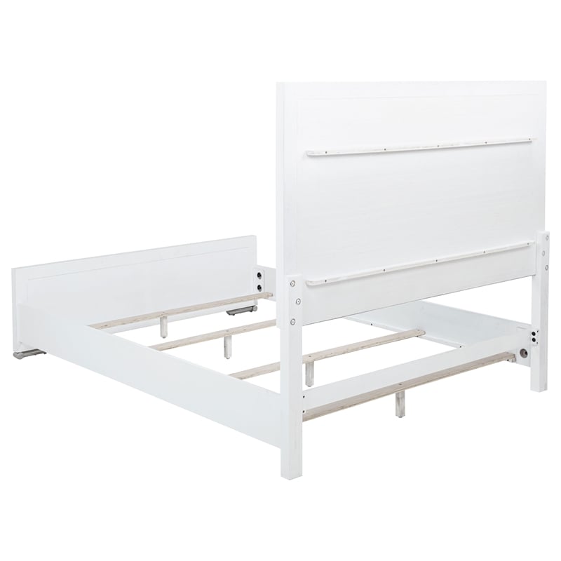 Coaster Gracemont 5-Piece Contemporary Wood Queen Bedroom Set in White