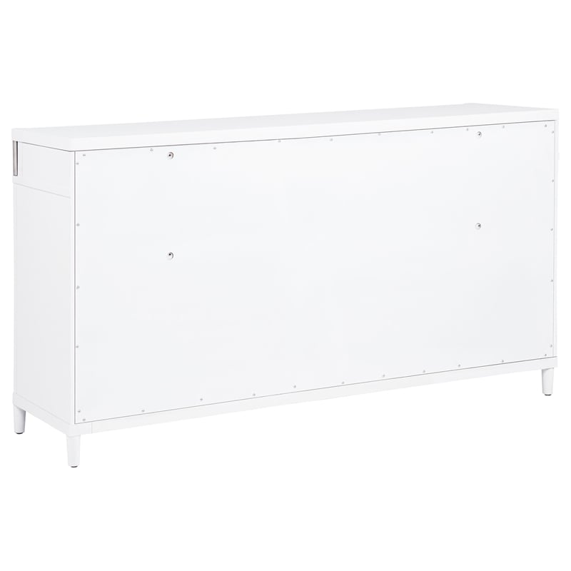Coaster Gracemont 5-Piece Contemporary Wood Queen Bedroom Set in White