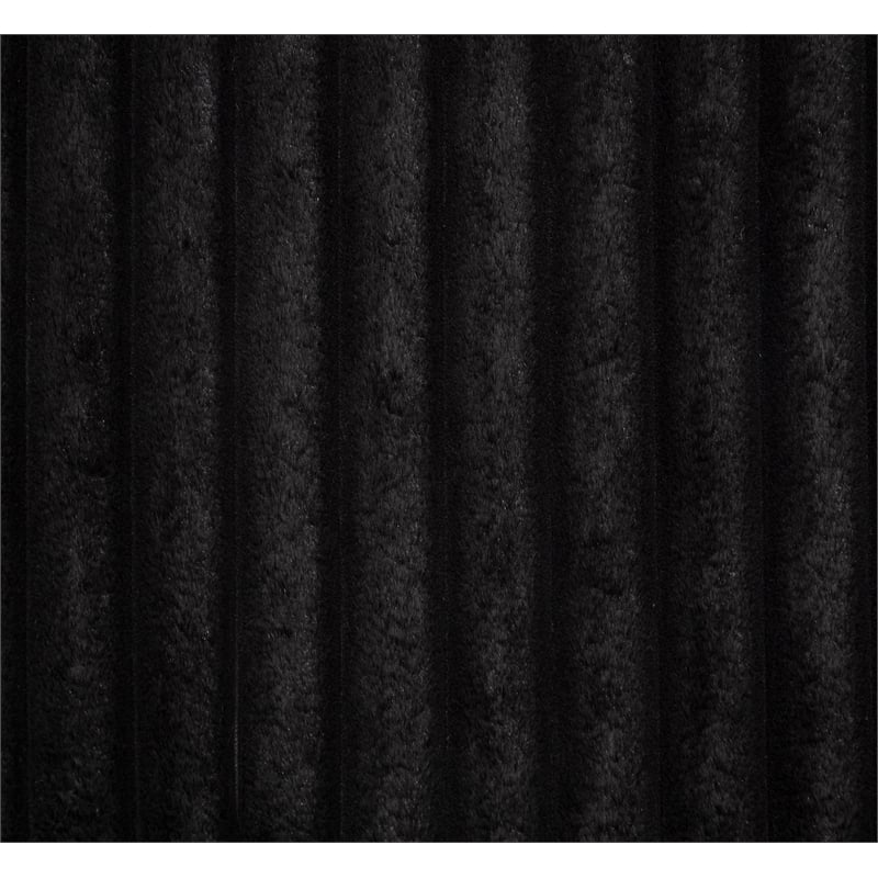 Coaster Devonshire Fabric Sleeper Sectional Sofa Storage Chaise in Black
