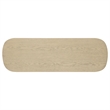 Coaster Kailani Coastal Wood Sofa Console Table with Shelf in Beige Oak