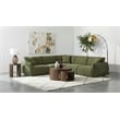 Coaster Elysia 5-piece Upholstered Modular Sectional Sofa in Green