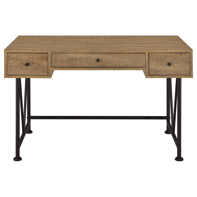 Coaster Analiese 47-inch 3-drawer Engineered Wood Writing Desk in Brown