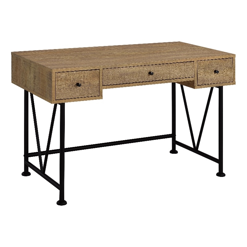Coaster Analiese 47-inch 3-drawer Engineered Wood Writing Desk in Brown