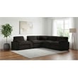 Coaster Collins 6-piece Fabric Modular Power Reclining Sectional in Brown