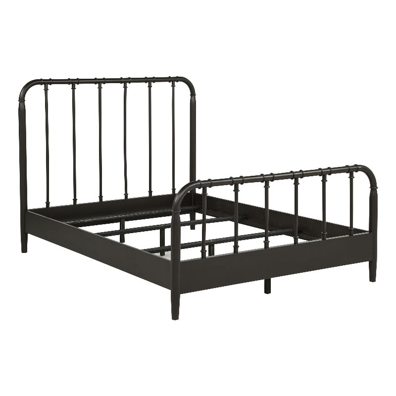 Coaster Rocco All Wood Water Pipe Open Frame Full Bed in Dark Bronze