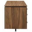 Coaster Berhalter 6-Drawer Transitional Wood Computer Desk in Walnut/Black