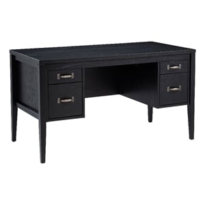Coaster Graham 54&quot 4-Drawer Transitional Wood Lift Top Computer Desk in Black