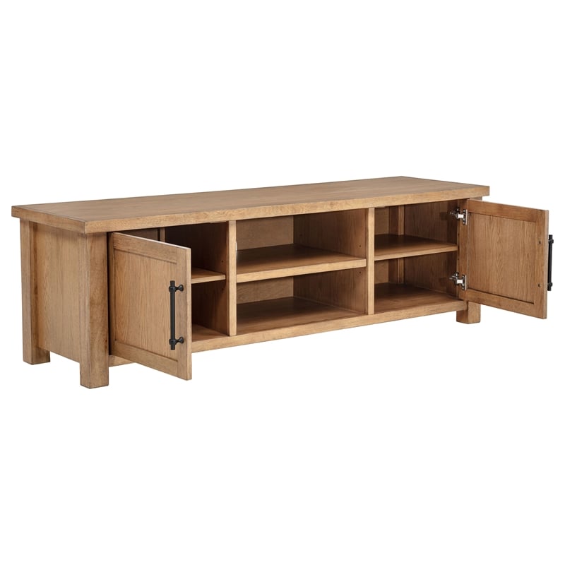 Coaster Beasley 71-Inch 2-Door Wood TV Stand for TVs up to 75