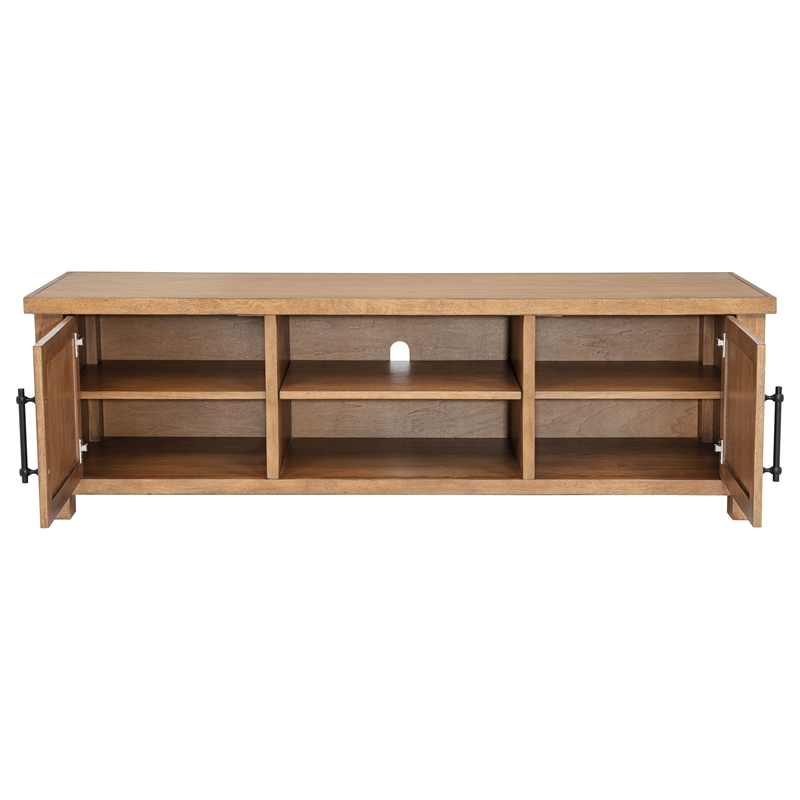 Coaster Beasley 71-Inch 2-Door Wood TV Stand for TVs up to 75