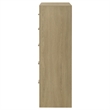 Coaster Hendricks 5-Drawer Transitional Wood Chest of Drawers in Light Oak