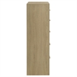 Coaster Hendricks 5-Drawer Transitional Wood Chest of Drawers in Light Oak