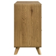 Coaster Bennett 6-Drawer Mid-Century Wood Dresser Cabinet in Light Oak