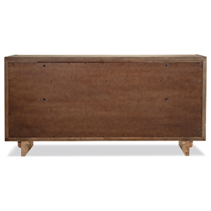 Coaster Stillwater 9-Drawer Rustic Wood Dresser in Weathered Oak