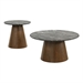 Gray/Dark Brown/2-Piece