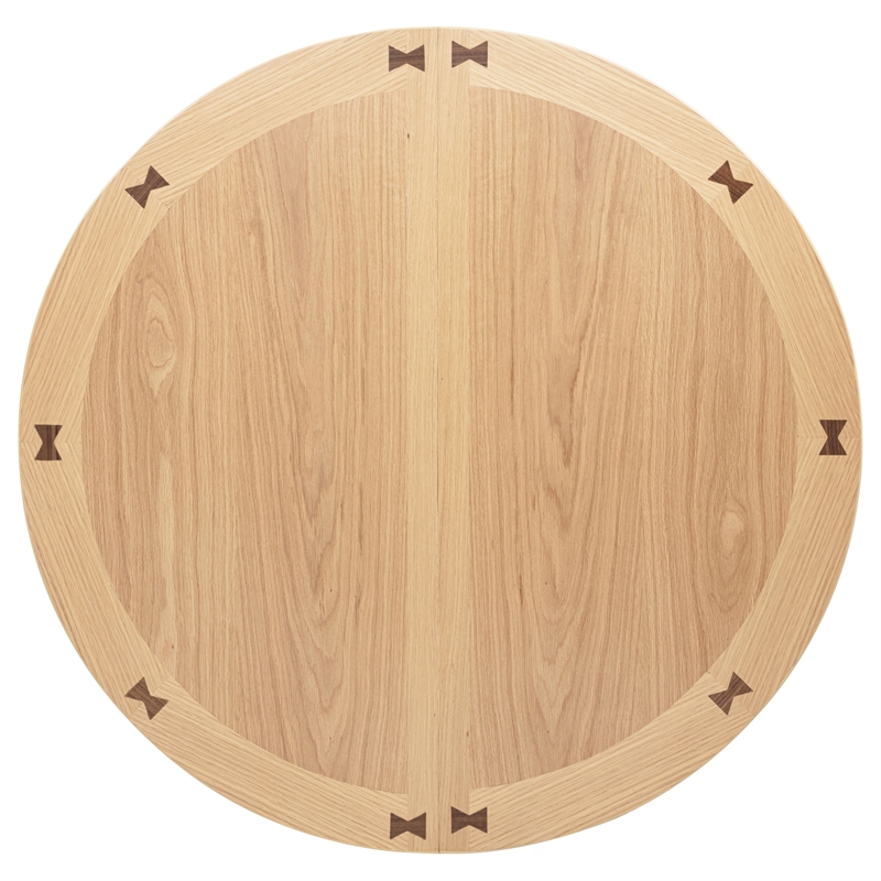 Coaster Lavon Oval Transitional Wood Dining Table in Light Oak
