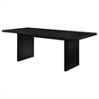Coaster Decker 82-Inch Rectangular Wood Dining Table in Black