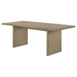 Coaster Decker 82-Inch Rectangular Wood Dining Table in Natural Oak