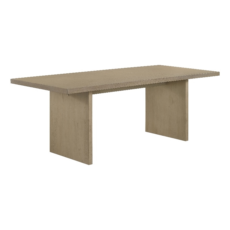 Coaster Decker 82-Inch Rectangular Wood Dining Table in Natural Oak