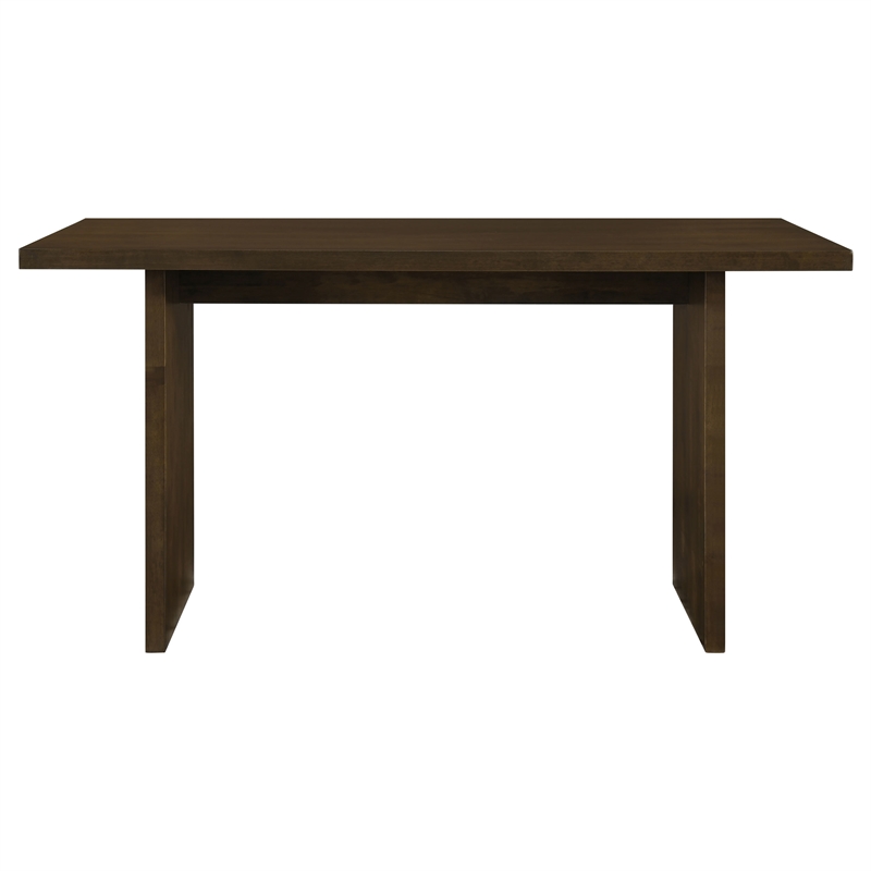 Coaster Decker 70-Inch Wood Counter Height Dining Table in Walnut