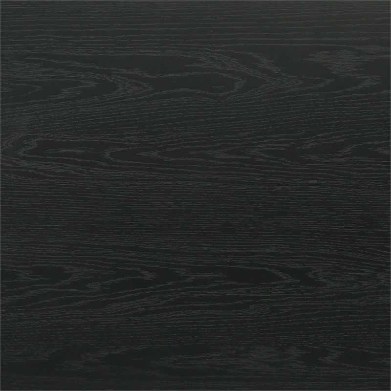 Coaster Decker Square Wood Occasional Side End Table in Black