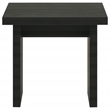 Coaster Decker Square Wood Occasional Side End Table in Black