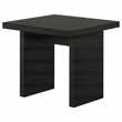 Coaster Decker Square Wood Occasional Side End Table in Black