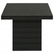Coaster Decker 47-Inch Rectangular Wood Cocktail Coffee Table in Black