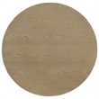 Coaster Hamlyn Round Fluted Wood Occasional Cocktail Coffee Table in Natural Oak
