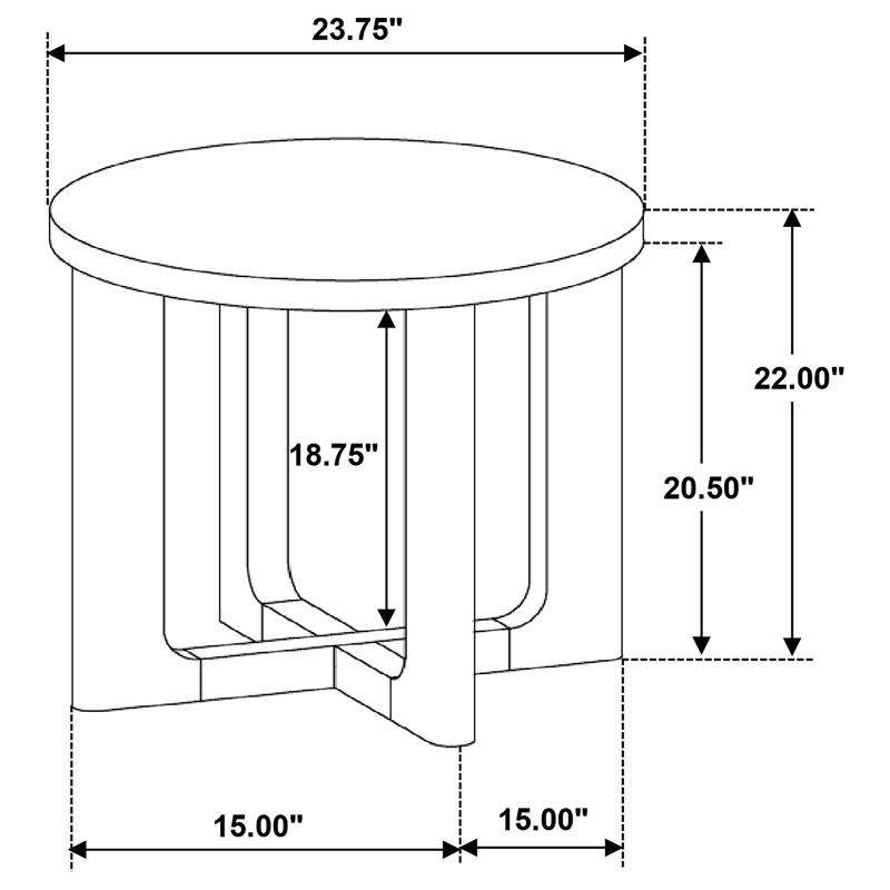 Coaster Kessler 22