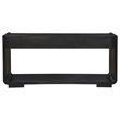 Coaster Leandro Rectangular Wood Sofa Console Table in Burnished Black