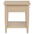 Coaster Lindenton Rectangular Wood Occasional Side End Table in Blonde