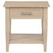 Coaster Lindenton Rectangular Wood Occasional Side End Table in Blonde