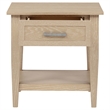 Coaster Lindenton Rectangular Wood Occasional Side End Table in Blonde