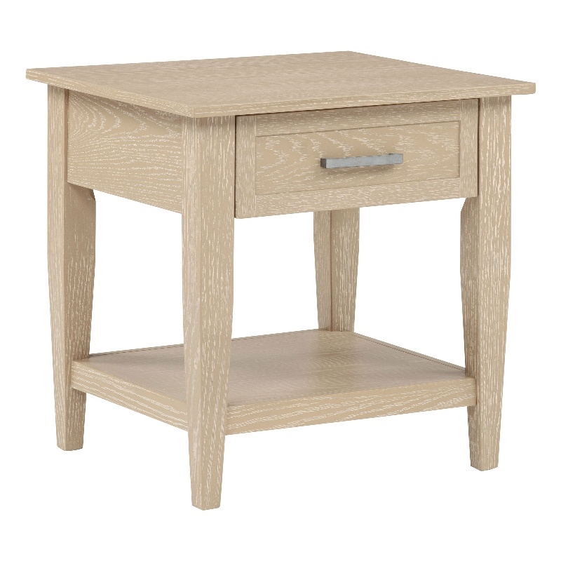Coaster Lindenton Rectangular Wood Occasional Side End Table in Blonde