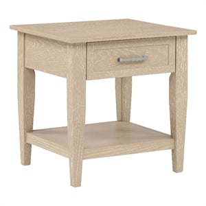 Coaster Lindenton Rectangular Wood Occasional Side End Table in Blonde