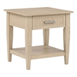 Coaster Lindenton Rectangular Wood Occasional Side End Table in Blonde