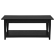 Coaster Lindenton Rectangular Wood Occasional Cocktail Coffee Table in Black