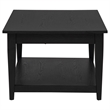 Coaster Lindenton Rectangular Wood Occasional Cocktail Coffee Table in Black