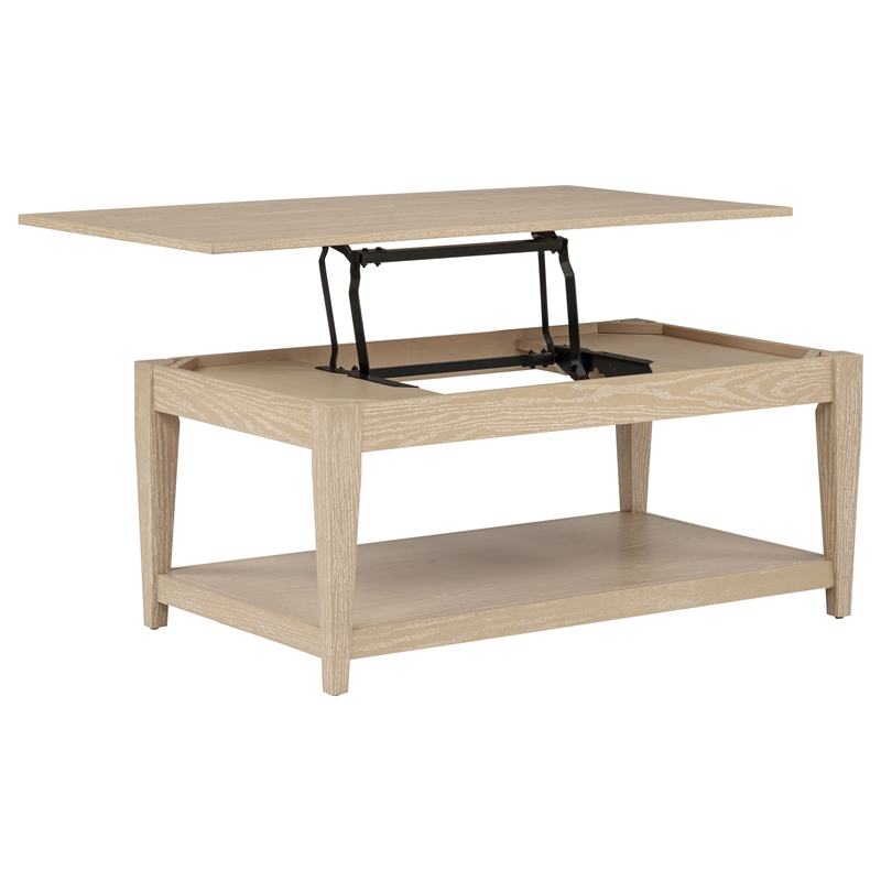 Coaster Lindenton Rectangular Wood Occasional Cocktail Coffee Table in Blonde