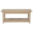 Coaster Lindenton Rectangular Wood Occasional Cocktail Coffee Table in Blonde