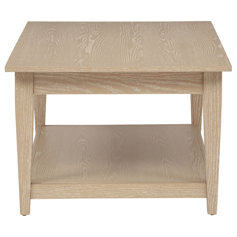 Coaster Lindenton Rectangular Wood Occasional Cocktail Coffee Table in Blonde