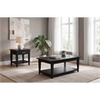 Coaster Lindenton 2-Piece Wood Lift-Top Coffee Table Set in Black