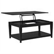 Coaster Lindenton 2-Piece Wood Lift-Top Coffee Table Set in Black