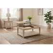 Coaster Lindenton 2-Piece Wood Lift-Top Coffee Table Set in Blonde