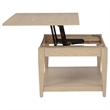Coaster Lindenton 2-Piece Wood Lift-Top Coffee Table Set in Blonde
