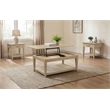 Coaster Lindenton 3-Piece Wood Lift-Top Coffee Table Set in Blonde