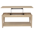 Coaster Lindenton 3-Piece Wood Lift-Top Coffee Table Set in Blonde