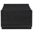 Coaster Leandro Rectangular Wood Cocktail Coffee Table in Burnished Black