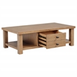 Coaster Beasley 2-Piece Wood Coffee Table Set with Drawers in Golden Oak