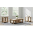 Coaster Beasley 3-Piece Wood Coffee Table Set with Drawers in Golden Oak